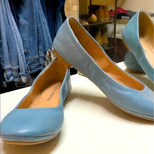 Lucky Brand ballet flats, blue, size 8
